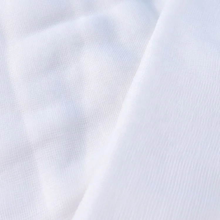 2022 New arrivals medical surgical absorbent cotton white zig zag gauze for hopstial