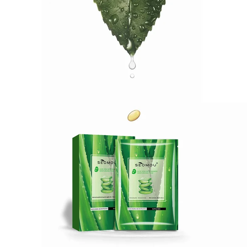 Private Label OEM  Moisturizing Natural Organic plant Fruit extract Korean Whitening Facial Mask