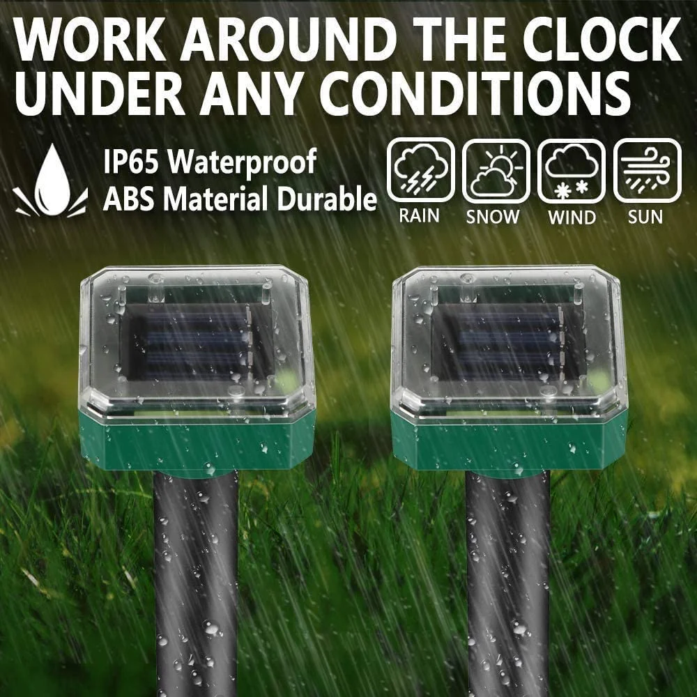 Best selling Outdoor mole repeller Solar power mole repellent for chasing Mole Mice Snake