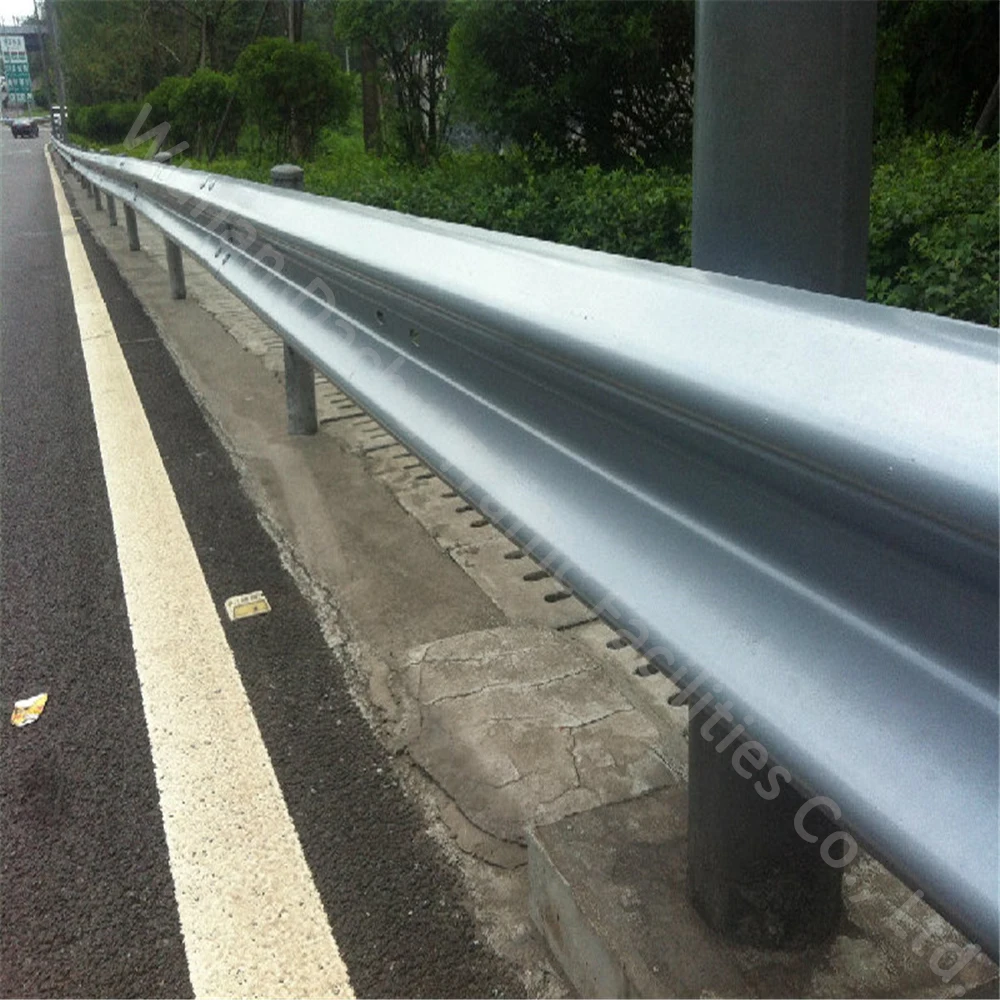 w-Beam Highway Guardrail Road Safety Products Steel Galvanized Road Bridge Anti Collision Barrier