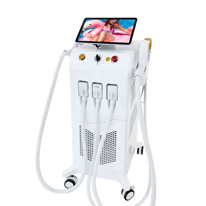 Global Supply 4in1 808 Diode Laser Hair Removal Elight Skin Rejuvenation ND YAG Tattoo RF Lifting Beauty