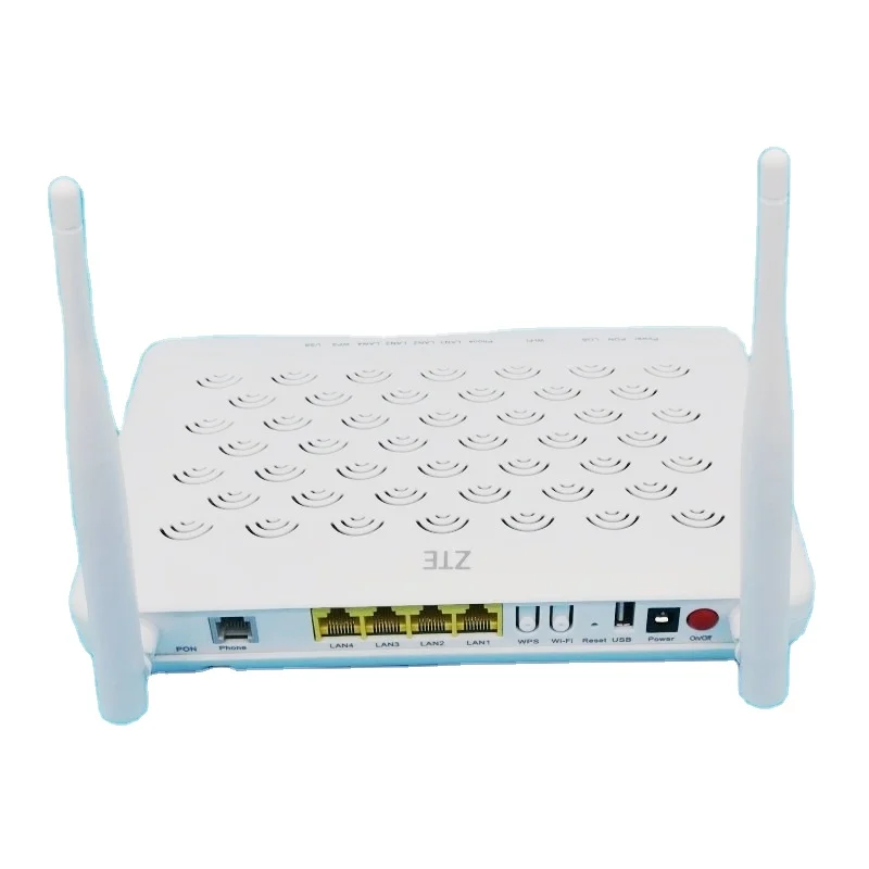 Хорошая цена, маршрутизатор Zxhn GPON Onu ZTE F609 V5.2, 4GE 1TEL USB WIFI 2,4G Zte Gpon Ont F609 V3 gpon onu 1GE + 3FE + 1 кастрюля + WIFI