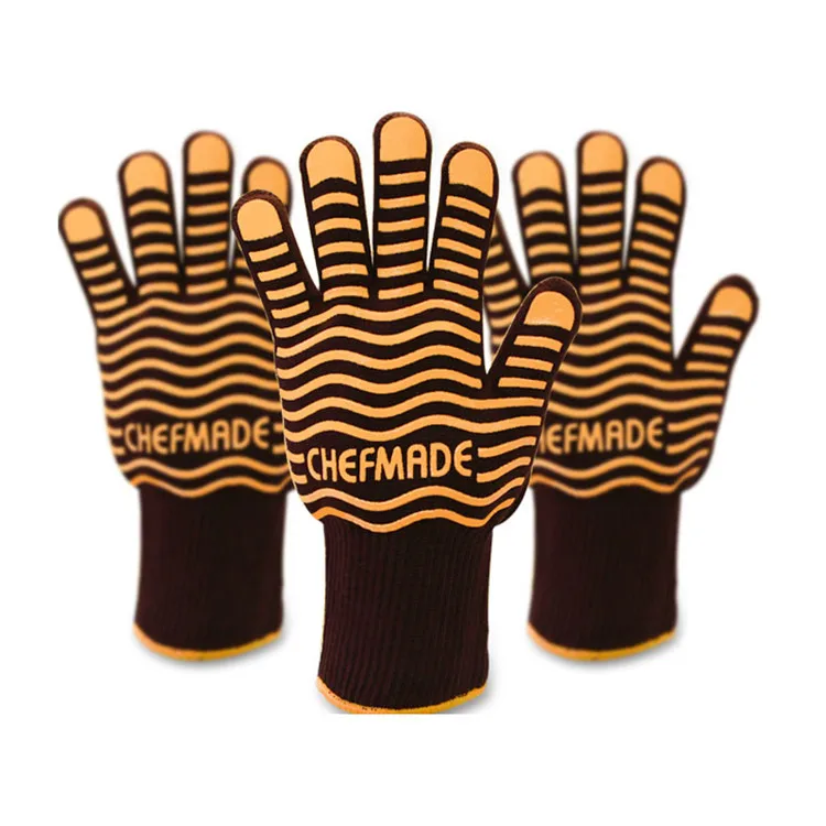 CHEFMADE кухонные микроволновые варежки для выпечки термостойкие варежки силиконовые варежки