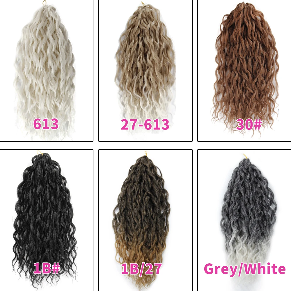 Synthetic Crochet Hair Braids Afro Curls Yaki Kinky Braiding Hair For Extensions Afro Hair Soft Braids Ombre Loose Wave