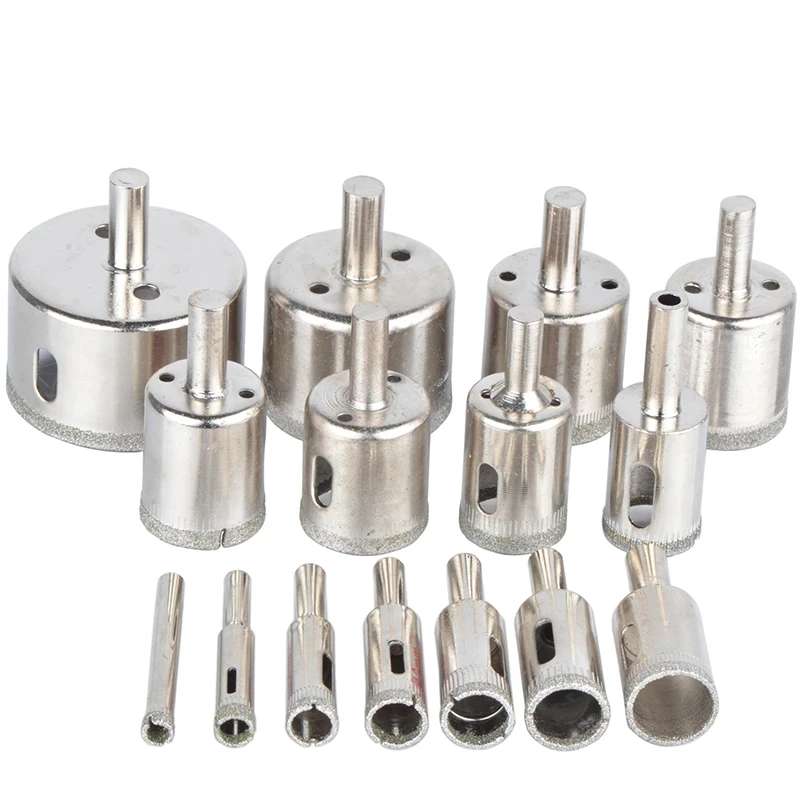 Diamond Coated Drill Bit 3-60mm for Tile Marble Glass Ceramic Hole Saw Drill Diamond Core Bit