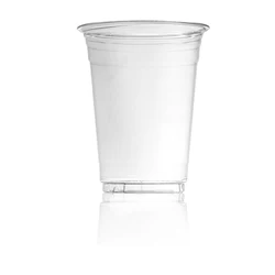 9/12/16 oz transparent PLA/PET/PP material disposable food grade plastic cup