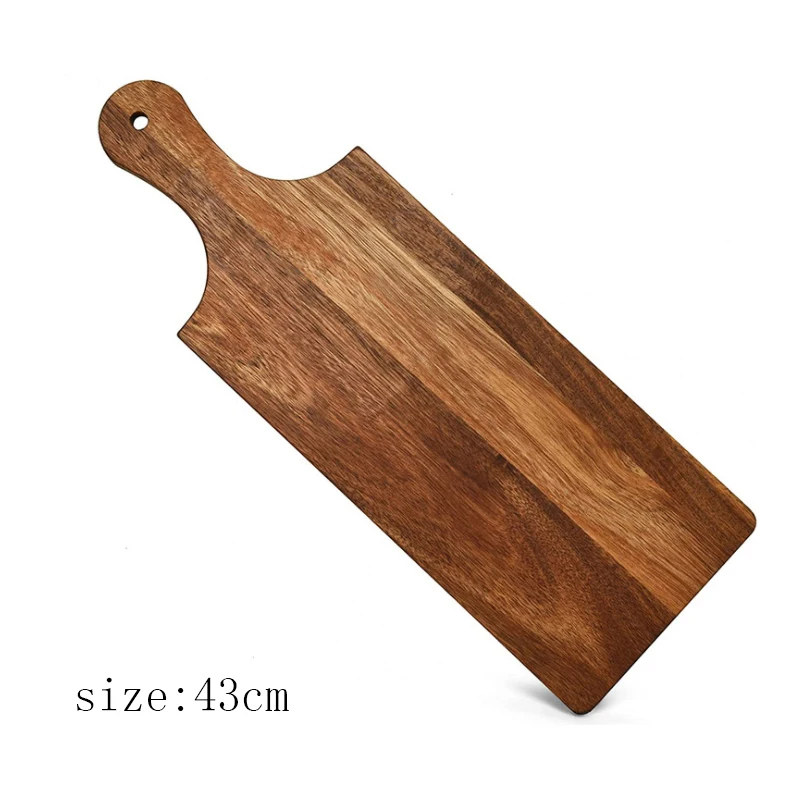 Acacia Wooden Cutting Board With Handle, Kitchen Cutting Board, Household Cutting Board