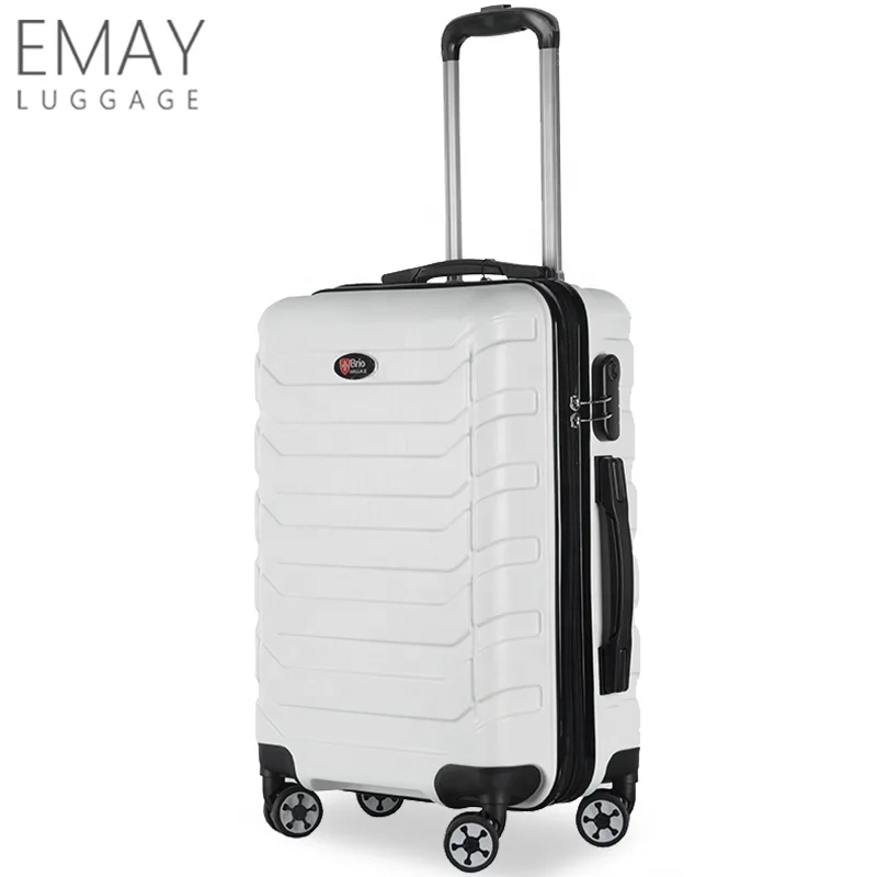 Fashion PC/ABS Men Check in Luggage Hardside Valise Bags Wholesale Suitcases