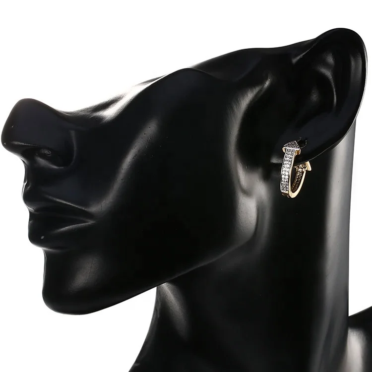 New Model Fashion Simple Women Gold Earrings Designs With Price