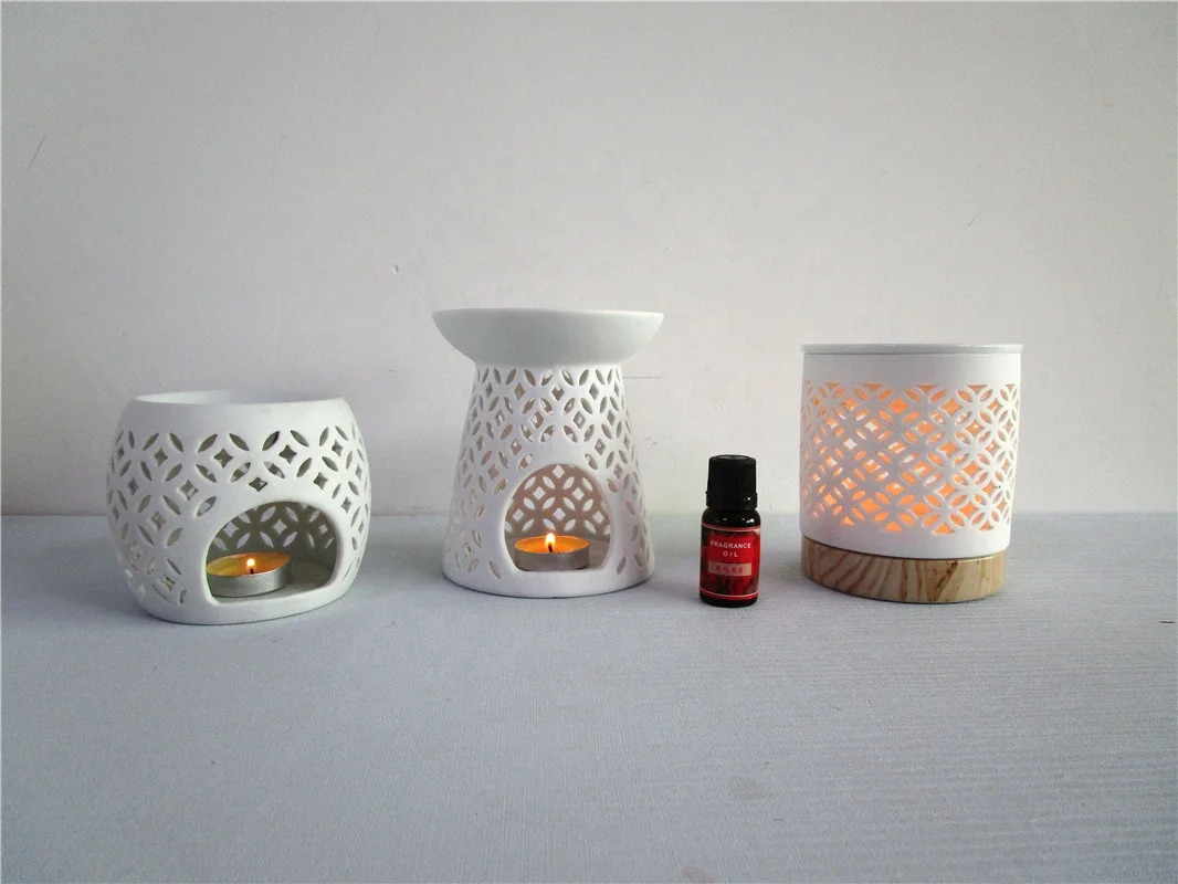 different shape ceramic essential oil burners candle burners