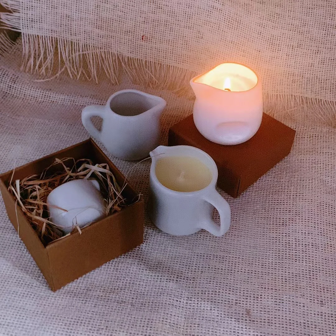 China Factory Natural Soy Wax Best Quality Unique Design Scented Massage Candles