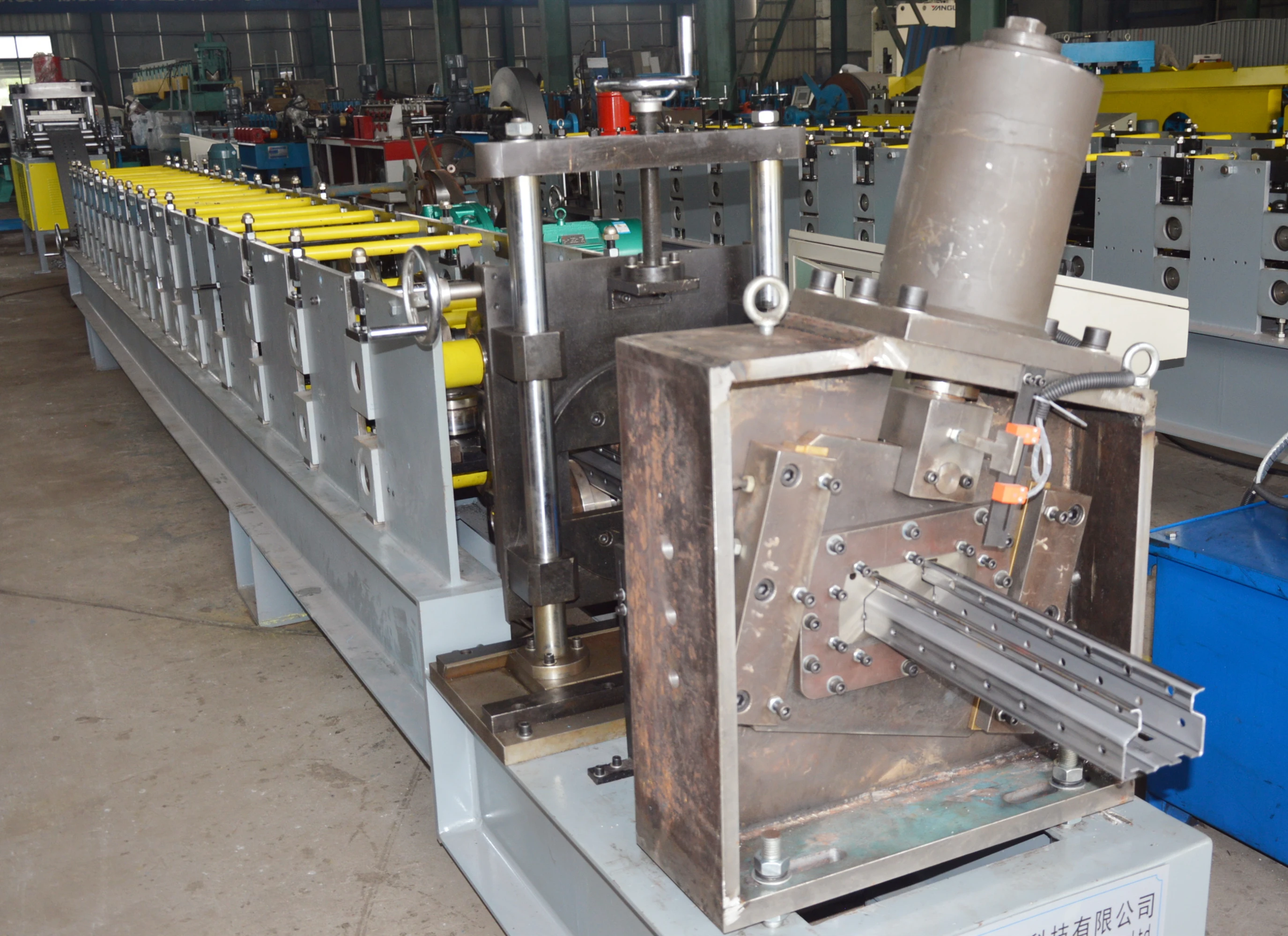 Equipment production of Rack upright roll forming machine Galvanized Racking machine Storage Rack Upright Roll Forming Machine