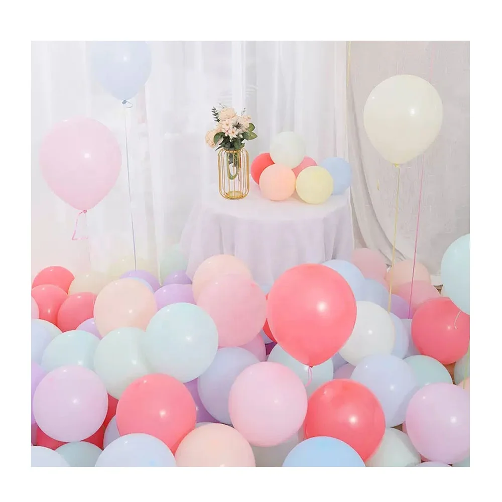 2024 High Quality Latex 5inch 10inch 12inch 18inch 36inch Birthday Party Decoration Macaron Pastel Balloons Different Size