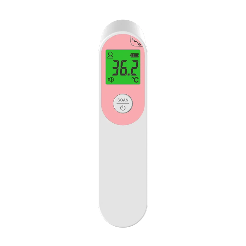 BSX hot sale Tri-color backlight Digital Thermometer with CE Certificate non contact infrared forehead thermometer
