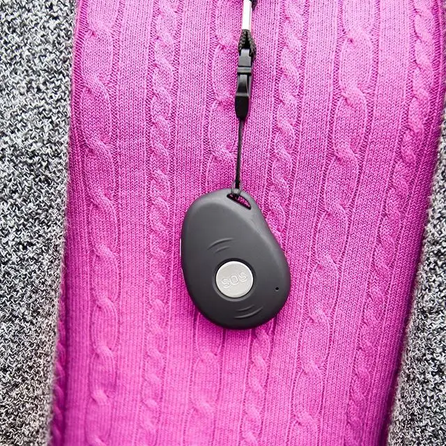 EV07 Fall Down Alarm 4G GPS Tracker Pendant Home Care Emergency Medical Call Alerts for Disabled, Dementia, Elderly