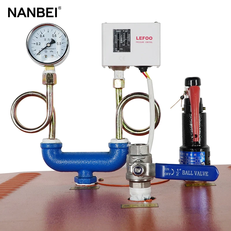 Small steam turbine generator electric water boiler for heating