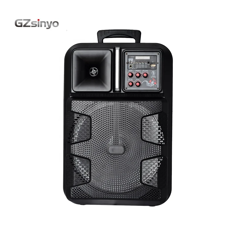 Manufacturer 12inch exclusive audio system fashion sound portable party dj wireless trolley speaker