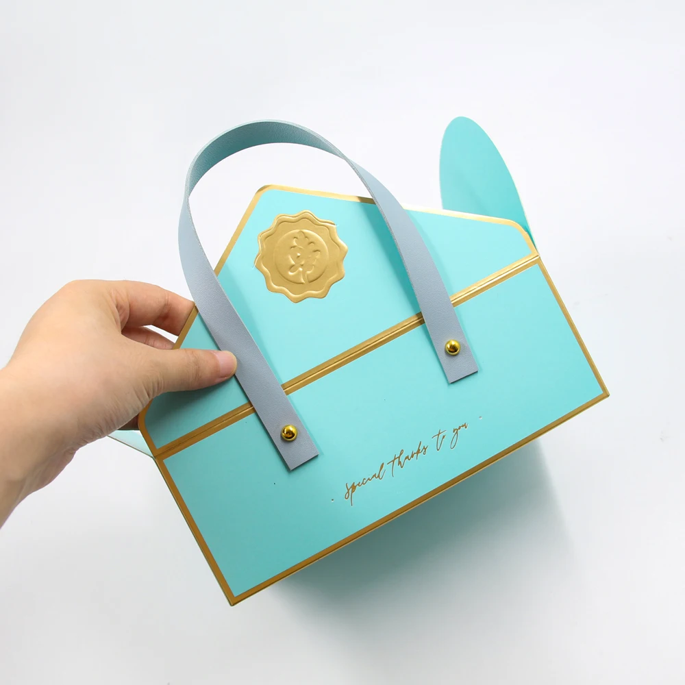 Factory Birthday Candy Christmas Paper Box Small Wedding Pink Luxury Gift Box in Stock