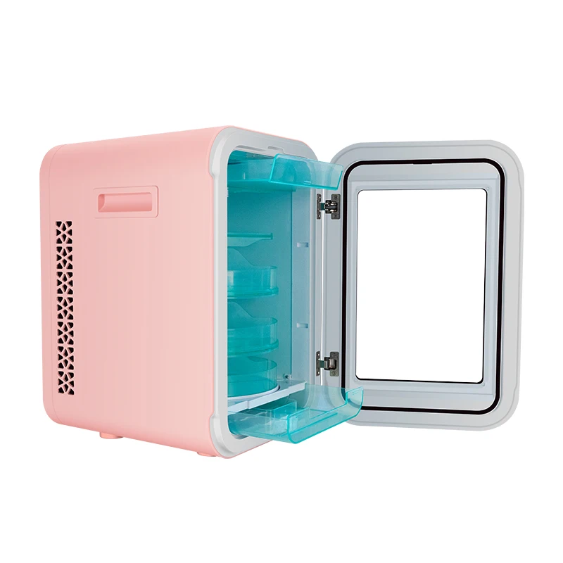 18L electric thermoelectric mini fridge Portable mini fridge for home with Glass Door