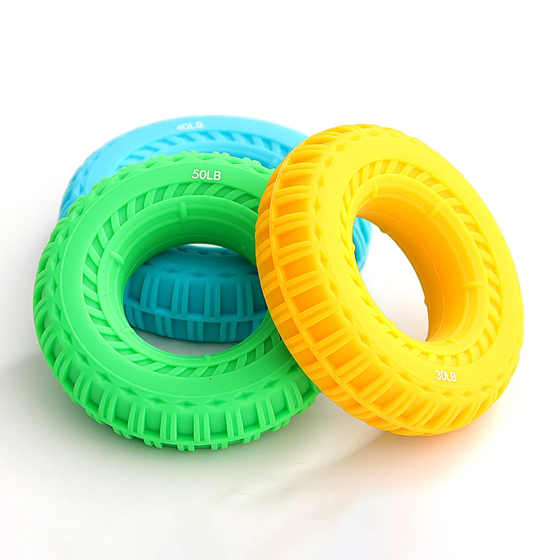 Silicone Adjustable Hand Grip Gripping Ring Finger Forearm Trainer Carpal Expander Muscle Workout Exercise Gym Fitness