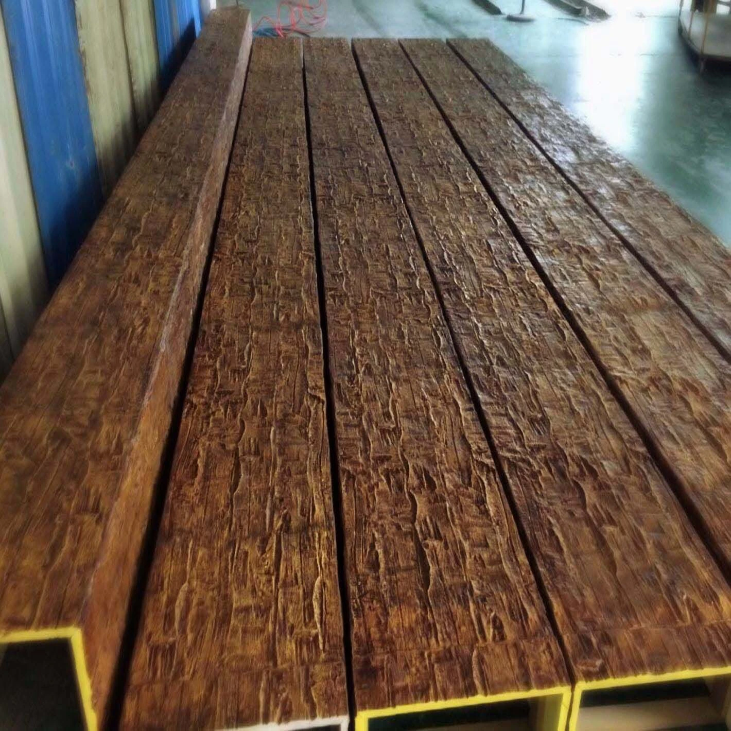 Оптовая продажа, искусственный луч, натуральный вид, полиуретан, деревенский винтажный декор, потолочные деревянные балки