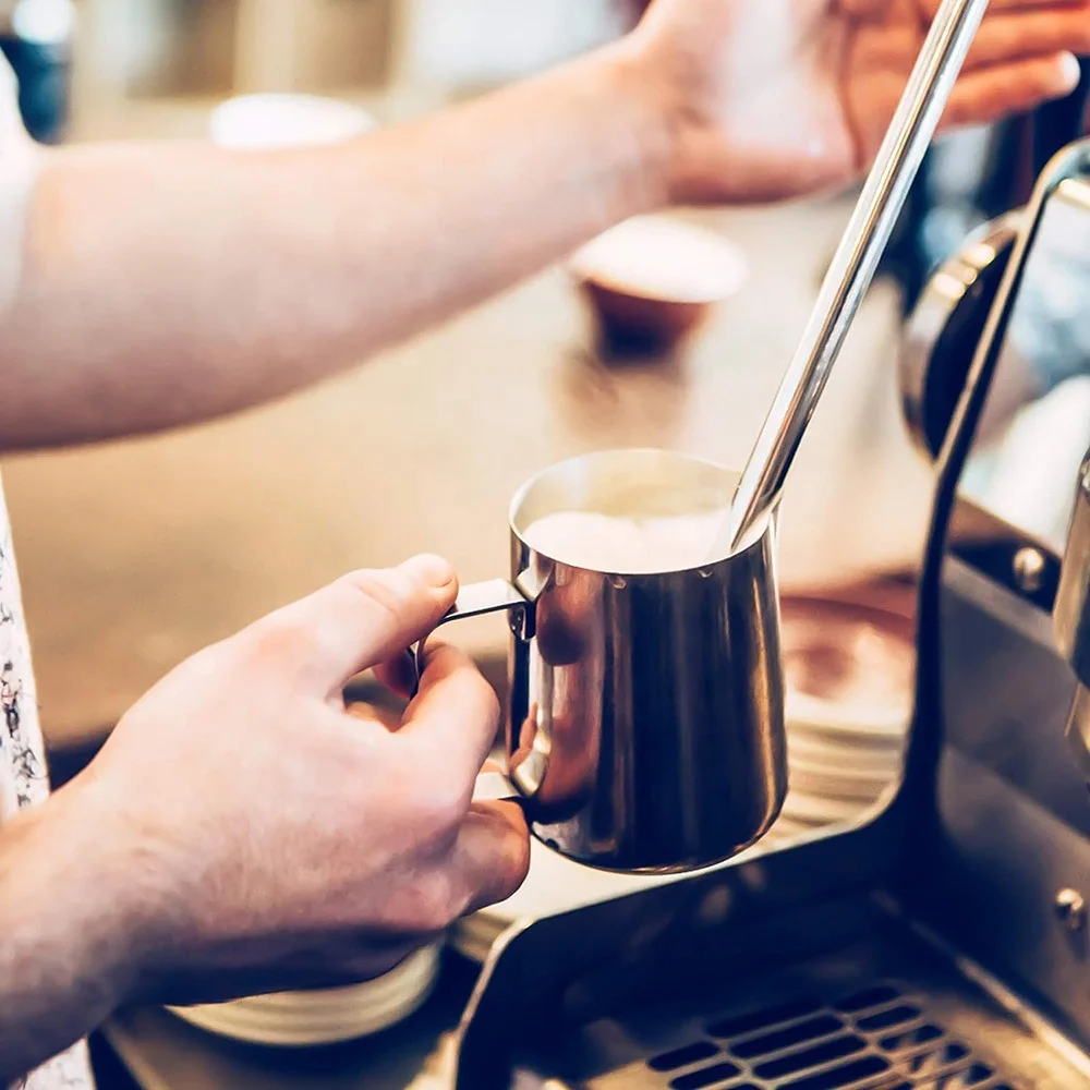 Wholesale Milk Pitcher Jug Stainless Steel Milk Espresso Cappuccino Coffee Latte Art Cup with Scale