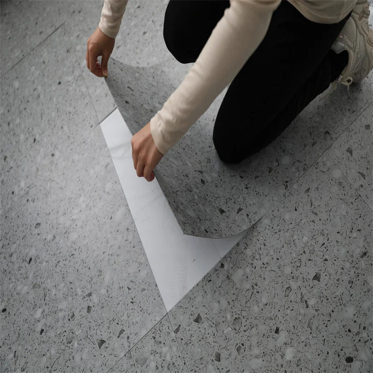 Wholesale Vinyl Flooring Plank Marble design 1.2mm Waterproof PVC Carpet Floor Floating Vinyl Flooring