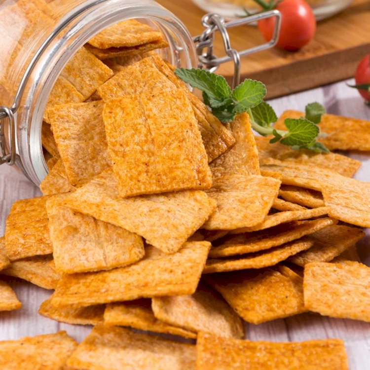 Chinese Snack Foods Guoba Puffing Food Salty Tasty Biscuit  Food Snacks