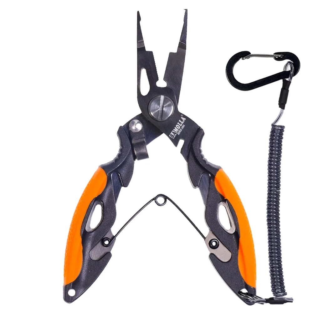 Outdoor Fishing Tools Stainless Steel Scissors Line Cutter Hooks Remover Fishing Pliers