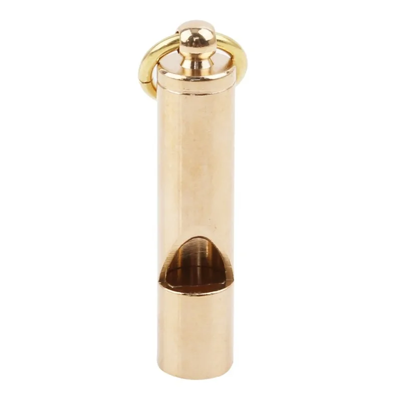 Handmade brass survival whistle Outdoor survival gear