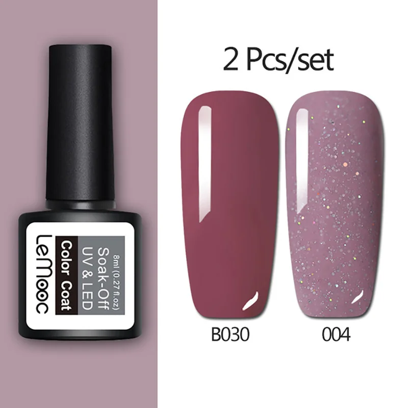 
YUXI Professional Glitter Gel Nail Polish Best Effect Pure Color Private Label Easy To Apply Polish Nail 