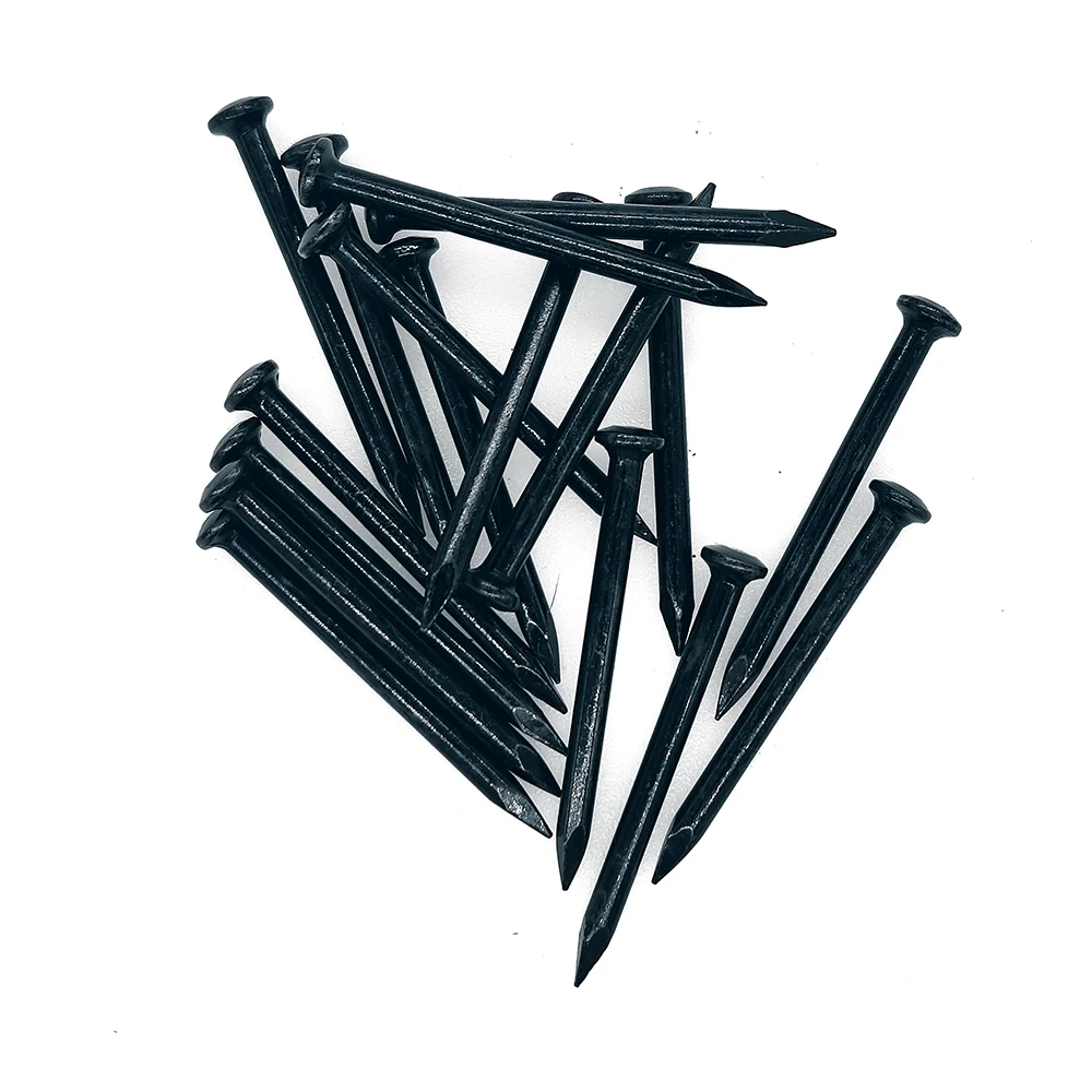 High quality 1inch 2 inch 2.5 inch 3 inch diamond point black steel concrete nails for construction