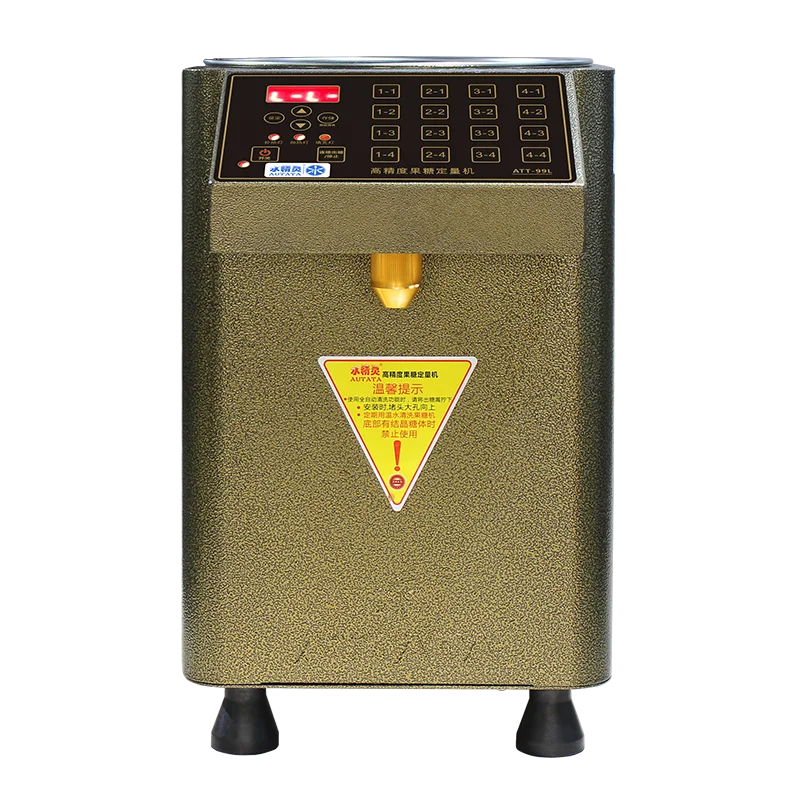AUTATA commercial bubble milk tea 110V/220V 99L sugar syrup making machine fructose dispenser machine milk tea dispenser