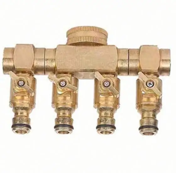 
Brass 4 way ball valve  (62460405890)