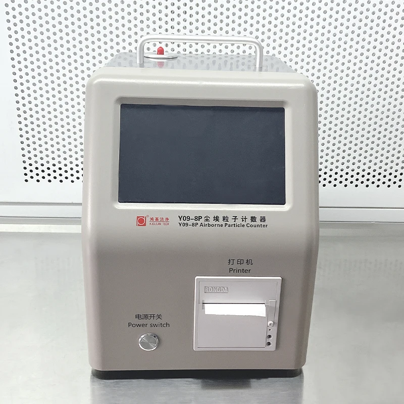 High Quality dust particles counter pm0.3/0.5/1.0/3.0/5.0/10.0 um 8-channel particle counter