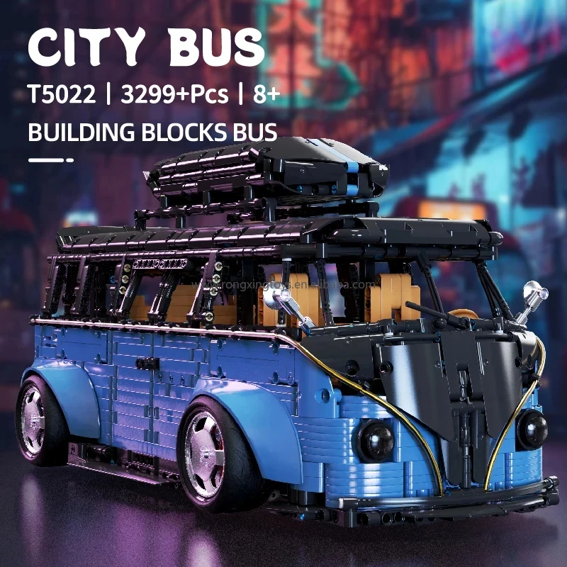 TGL T5022A 1:8 городской автобус модель автомобиля настольные украшения детские развивающие игрушки подарки 3299 шт. наборы строительных блоков