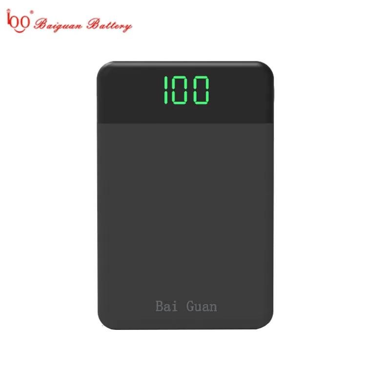 PSE/KC/FCC/CE Li-polymer Battery 12V&7.4V 6000mAh Fast Charging Power Bank Heating Jacket Heated Thermal Vest Battery