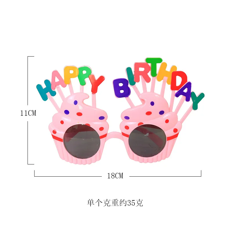2013 Cute children sunglasses funny photography props party decorations birthday pink glasses