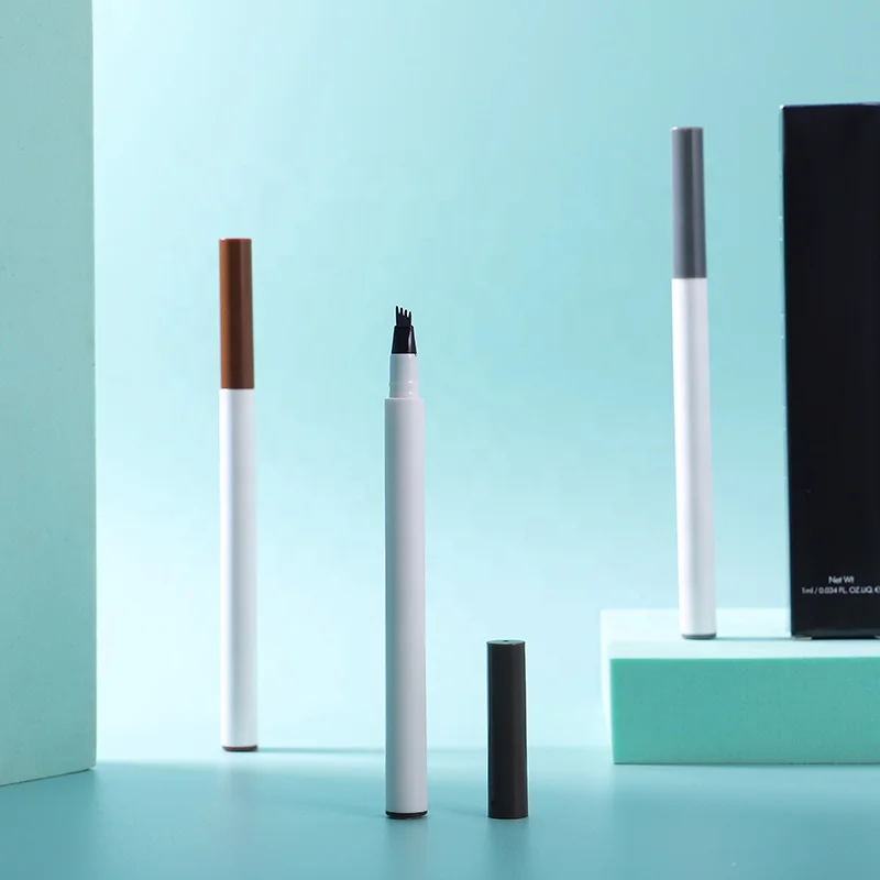 3 Color Waterproof Liquid Pen Private Label Eyebrow Pencil