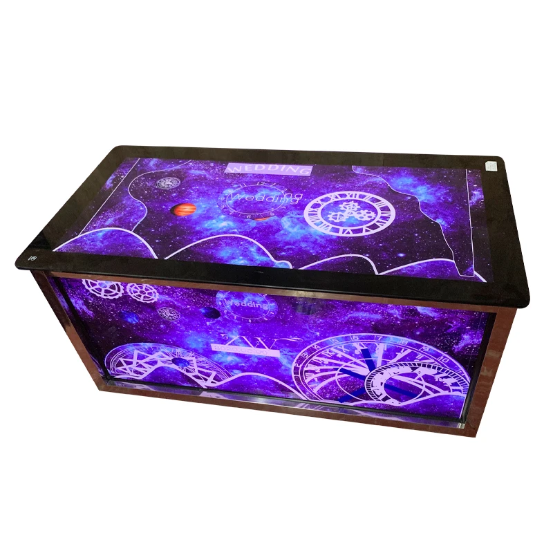 New Design Home Bar Coffee Table Night Club Led Lighting Tables With Usb Charge Pub Table