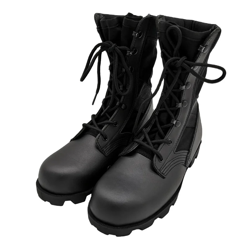 2021New High Quality Anti-slip Outdoor Woodland Hiking Sport Casual Shoes Mens Military Army Boots