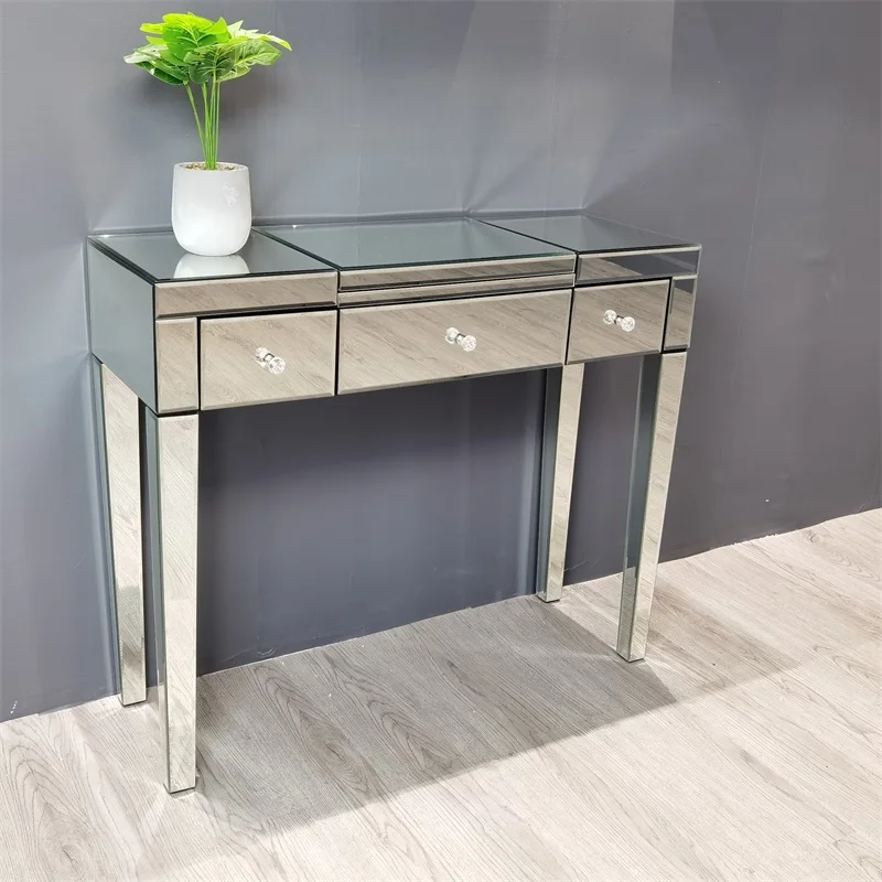 
Modern All Handmade Mirrored Console Dressing table dresser for bedroom decoration 