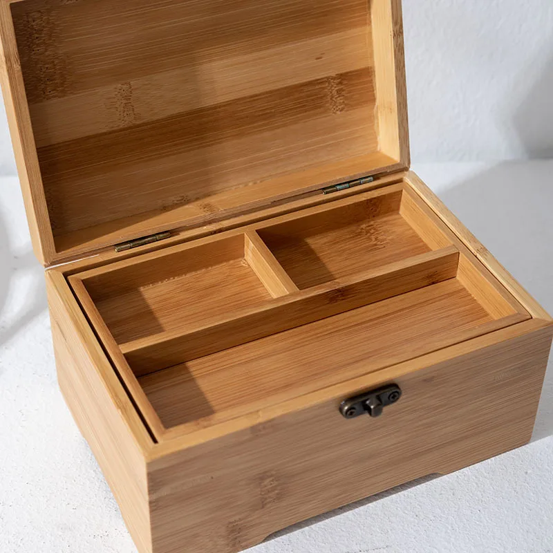 wooden & bamboo luxury  gift boxes packaging christmas tea box  bento bread storage customized wholesale with logo cosmetic