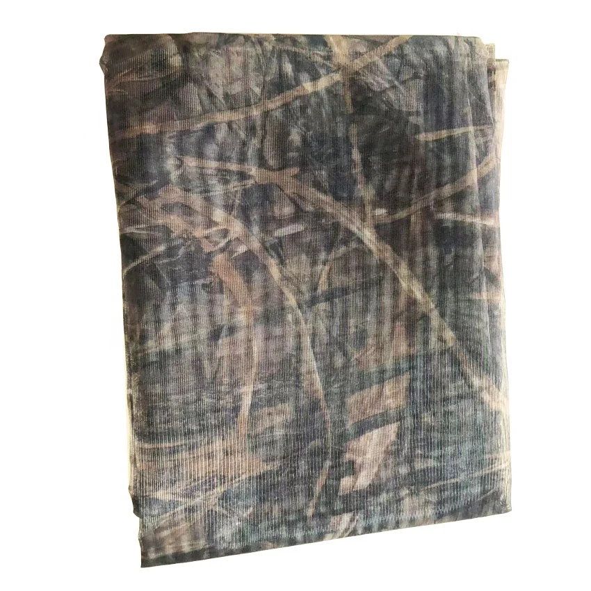 Outdoor Camo Mesh Netting Camouflage Netting for Hunting Blinds Window Camping Clear View Camo Hunting Hide Net