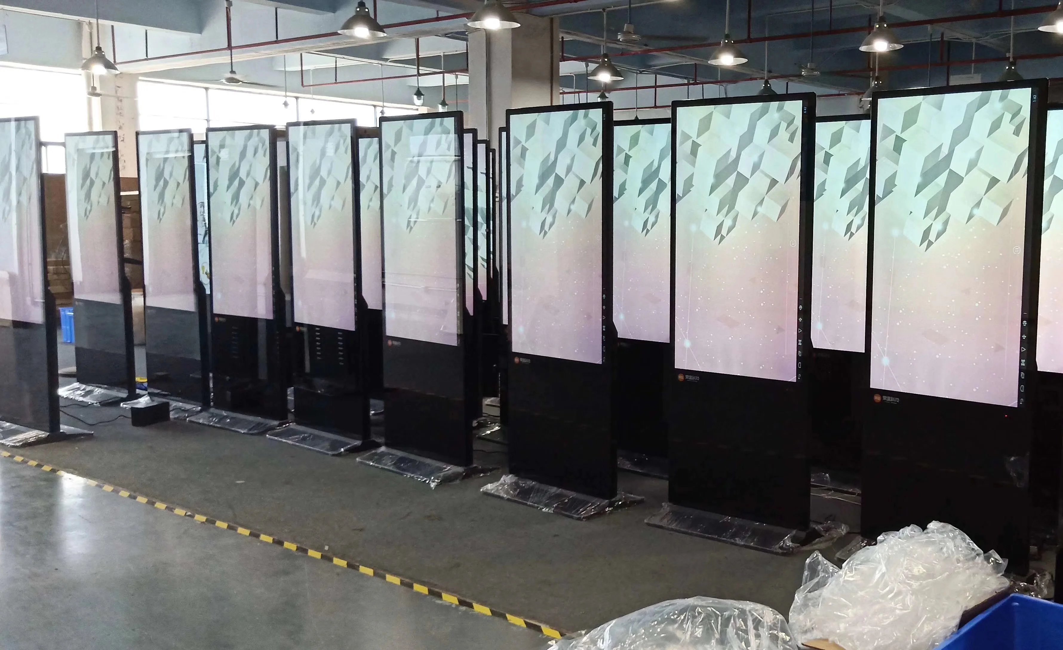 49 inch LCD vertical screen digital standee with advertising media player