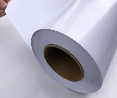 Digital Print Premium Bubble Free Polymeric Self Adhesive Vinyl Film Mesh Sticker Rolls