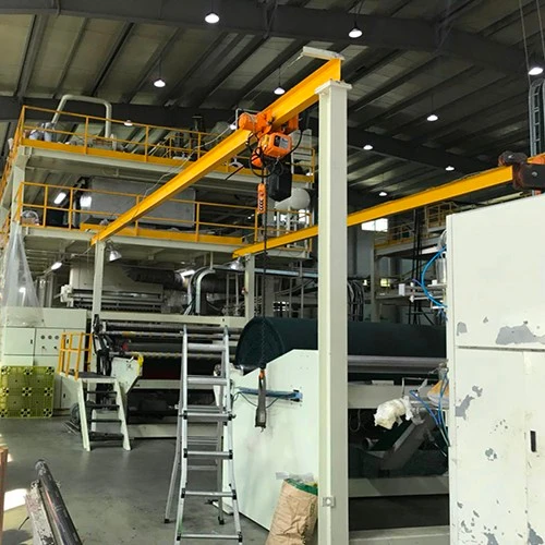 Hot selling pp spunbond fabric wadding making high-speed geotextile production line nonwoven machine