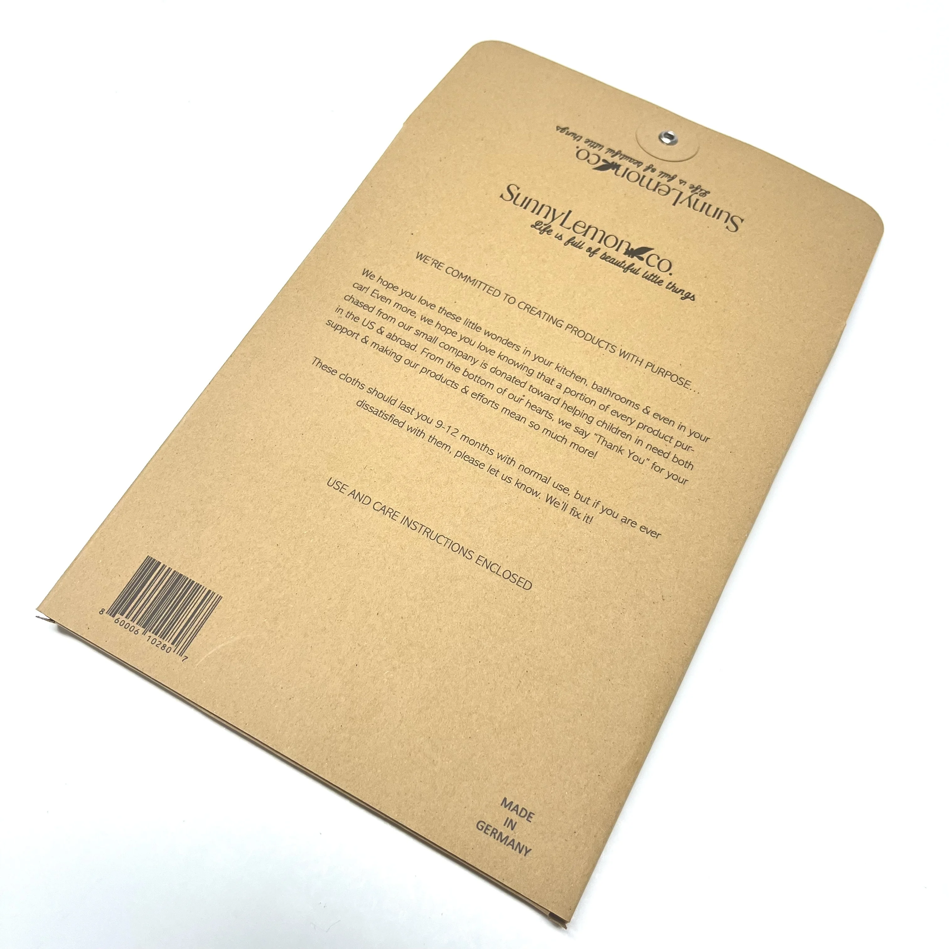 Bio-degradable Kraft Paper Envelopes Custom Socks Apparels Packaging Envelope packaging shipping boxes With PVC Window