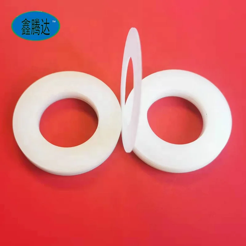 cnc machining PTFE flat sealing gasket plastic washer