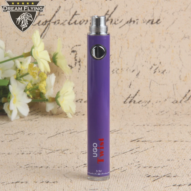 Factory direct sale lateral recharge vape pen Ugo Twist Battery fit for 510 thread atomizer from Dream Flying